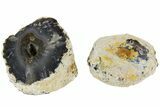 Polished Banded Agate with Wegeler Effect - Aouli, Morocco #187133-1